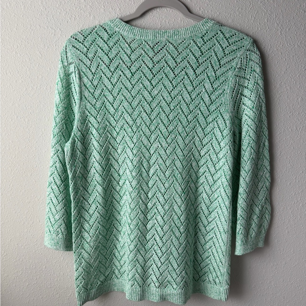 Talbots Mint Green Women's Sweater - Picture 7 of 8
